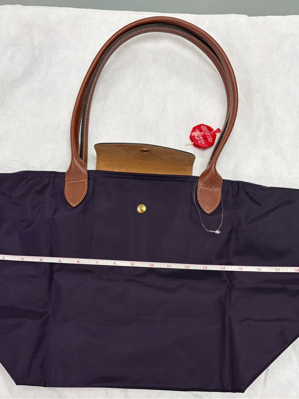 Longchamp Gold Logo Keychain Charm - Picture 6 of 8